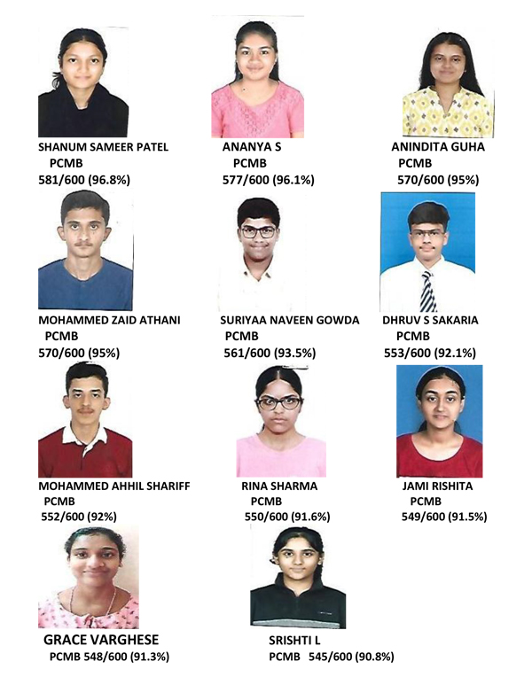 I PUC Toppers List 2025-26